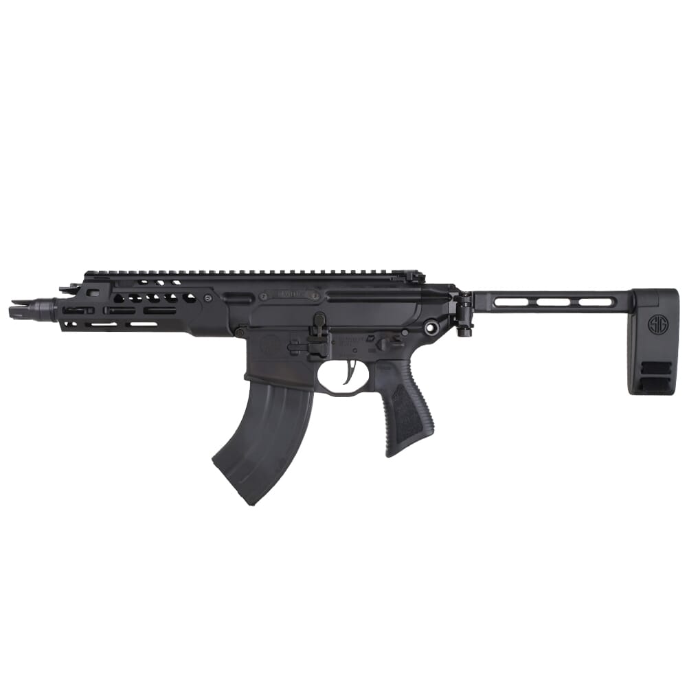 Sig Sauer MCX Rattler LT 7.62x39mm 7.75" 1:9.5" Bbl Pistol w/(1) 28rd Mag, M-LOK Handguard, & SIG Folding Pivoting Contour Brace PMCX-762R-7B-LT-PCB