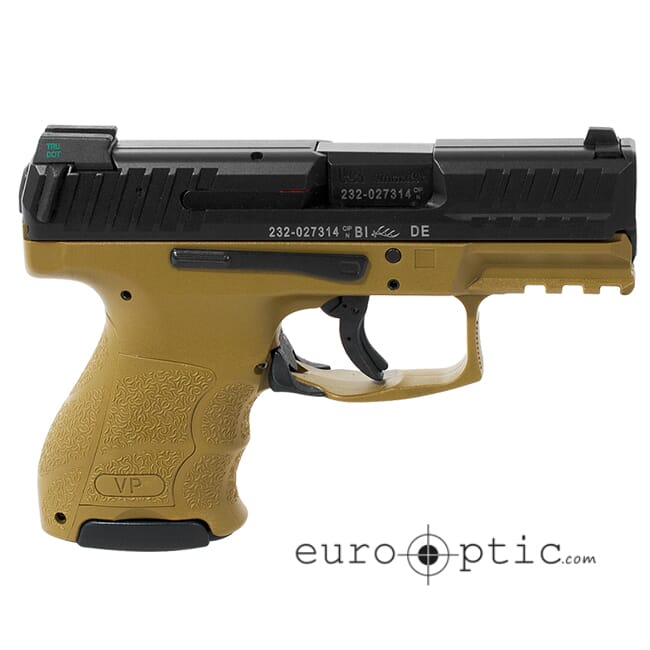 HK VP9SK Subcompact 9mm FDE (3) 10rd Magazines & Night Sights 81000096