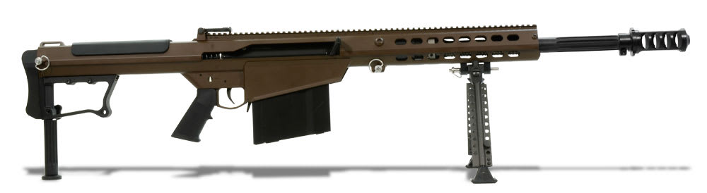 Barrett M107A1 Rifle System Multi Role Brown Receiver Black 20' Fluted Barrel 14556 14556