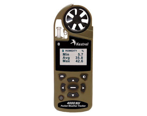 Kestrel 4000NV Bluetooth Weather & Environmental Meter w/ Datalogging Desert Tan 4000BNV 0840BNVTAN