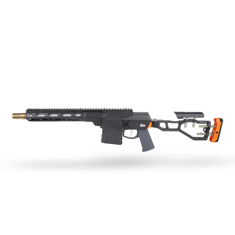 Q, LLC. The FIX 8.6 BLK 12" Black SBR Folded Stock, Left Side