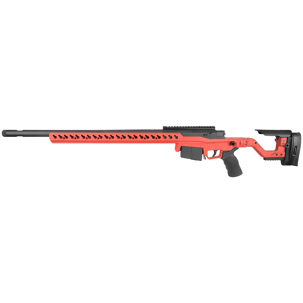 Accuracy International AT-X 6.5 Creedmoor Red 24" 5/8"-24 Threaded Fixed Stock Rifle 29824R2-FI-65C-24