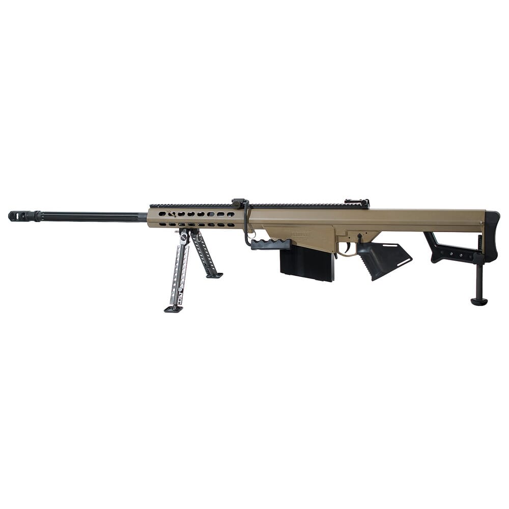 Barrett Model 82A1 .416 Barrett Compliant Rifle System FDE Cerakote Receiver Non-Detach Mag., 29" Fluted Barrel 17463