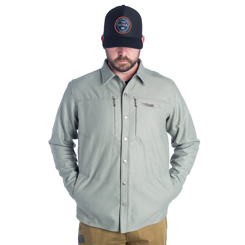 Sitka TTW Highland Overshirt Granite Small 80015-GT-S