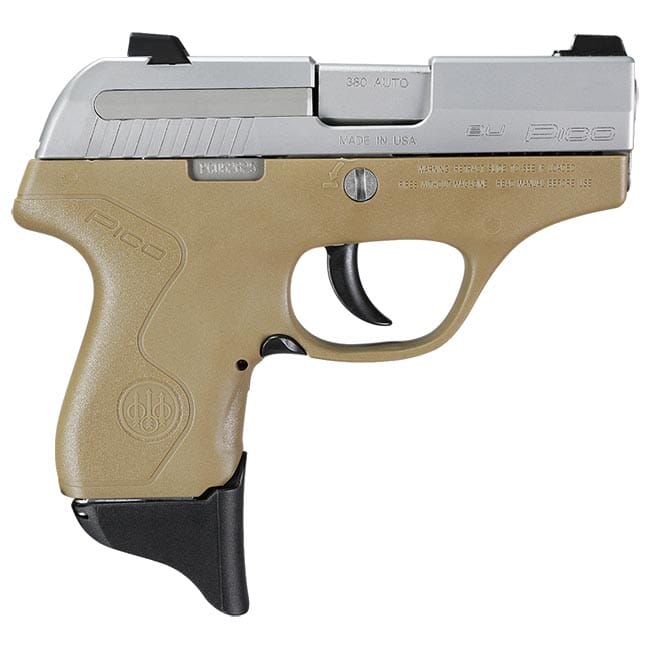 Beretta Pico Inox FDE .380 ACP DA 6rd Pistol JMP8D55