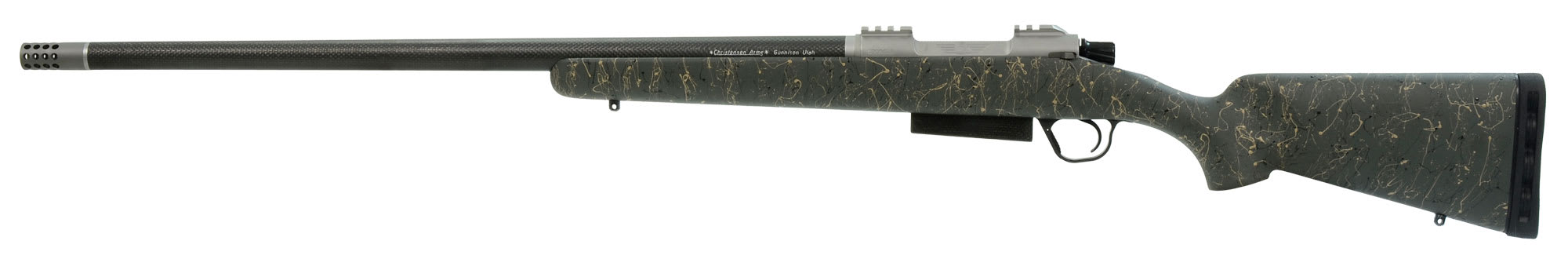 Christensen Arms Carbon Classic 7 RUM Green w Black/Tan Rifle