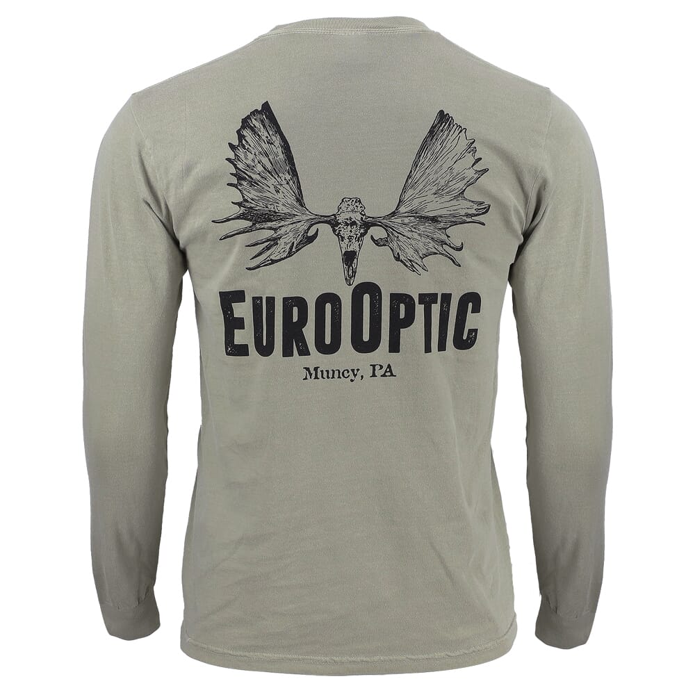 EuroOptic Moose Skull Sandstone LS Tee XL LSTEE-SAND-MOOSE-XL
