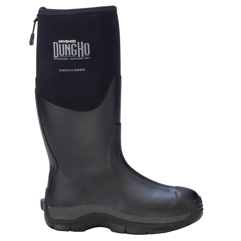 Dryshod Dungho Hi Black/Grey Size 14 Boots DNG-MH-BK-M14