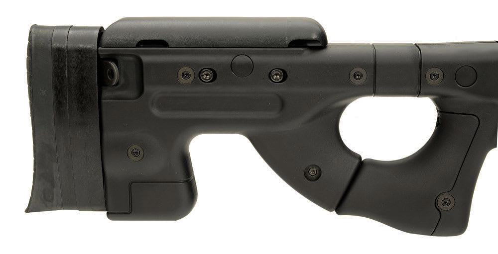 AICS Stock 1.5 Black Fixed Stock - Short Action