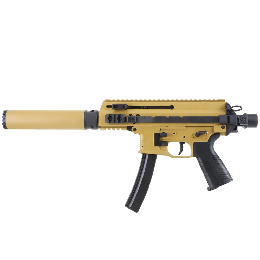 B&T APC9K-MP5 9mm 4.3" Bbl RAL8000 Pistol w/MP5 Mag Lower & SQD Suppressor (NFA) BT-361765-02-MP5-RAL-KIT