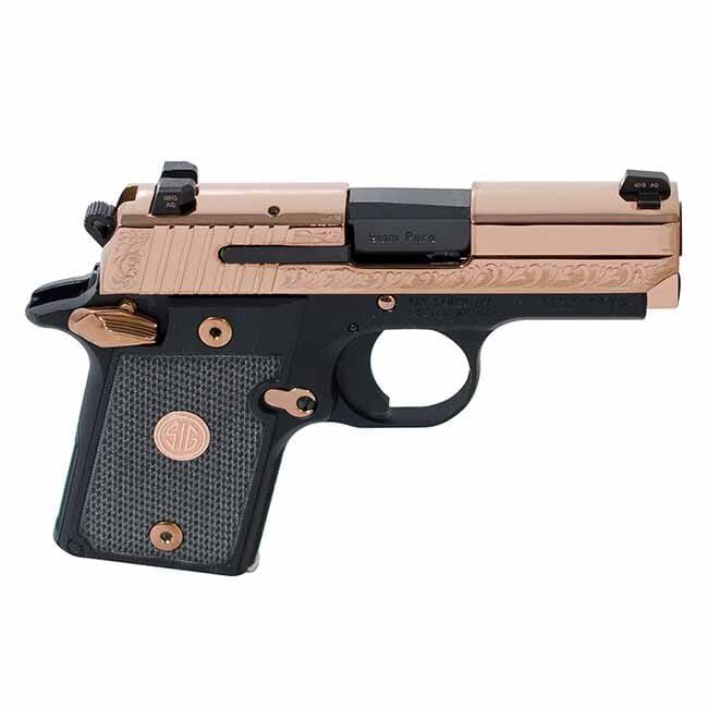 Sig Sauer P938 Rose Gold Ambidextrous Safety 938-9-ERG-AMBI
