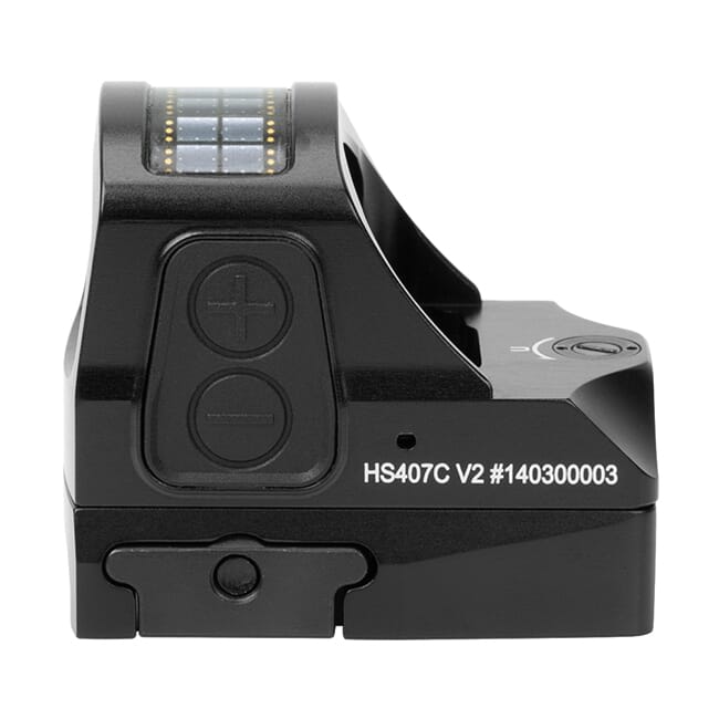 Holosun HS407C-V2 2MOA Dot Only Open Reflex Sight w/ Solar Failsafe and Shake Awake - HS407C-V2