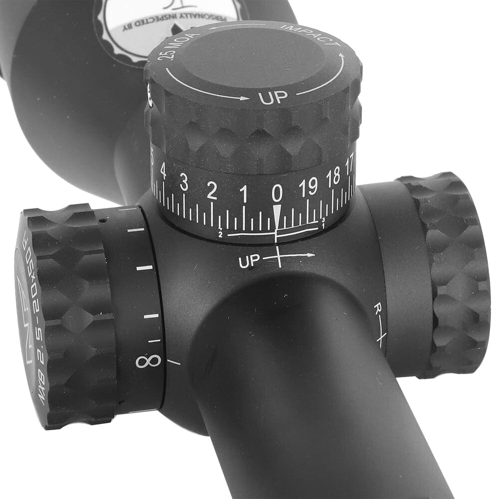 Nightforce NX8 2.5-20x50mm F1 .25 MOA Illum PTL MOA-XT Black Riflescope C651