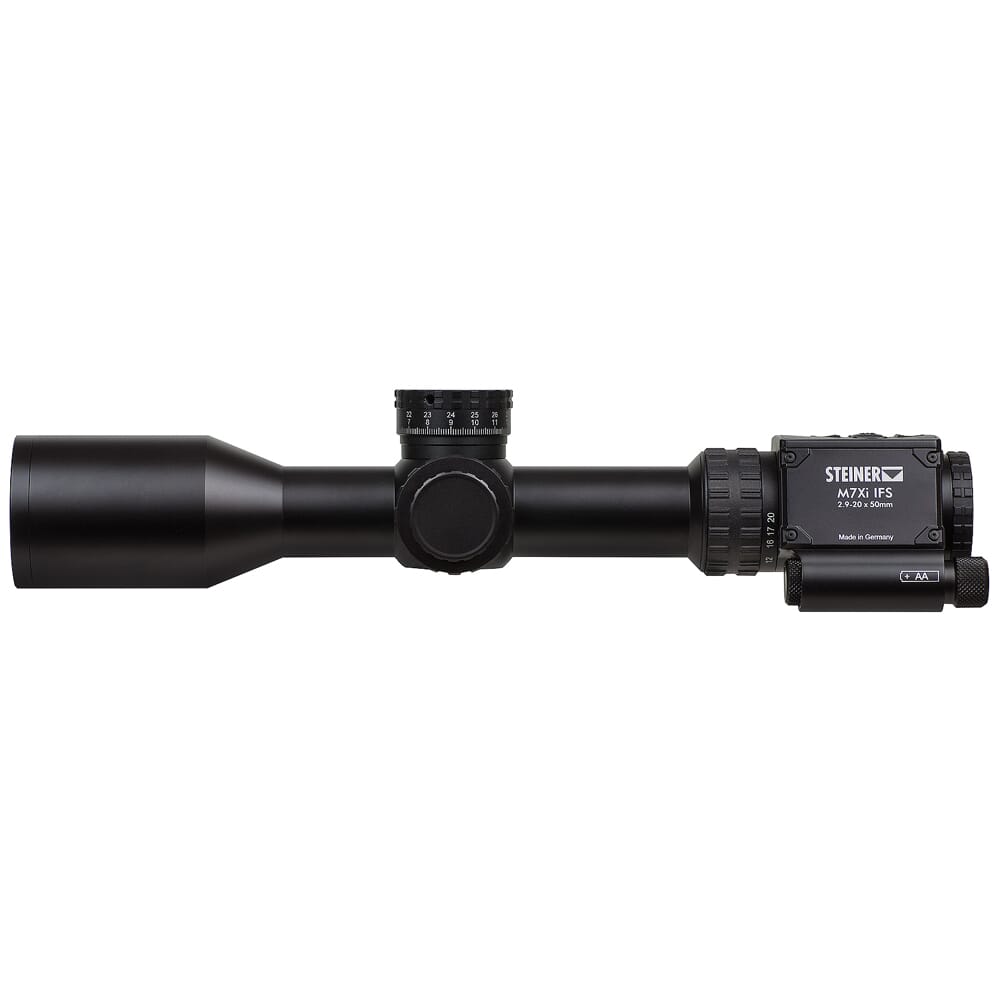 Steiner M7XI 2.9-20x50mm IFS MSR2 CCW Black Riflescope 8717-MSR2IFS
