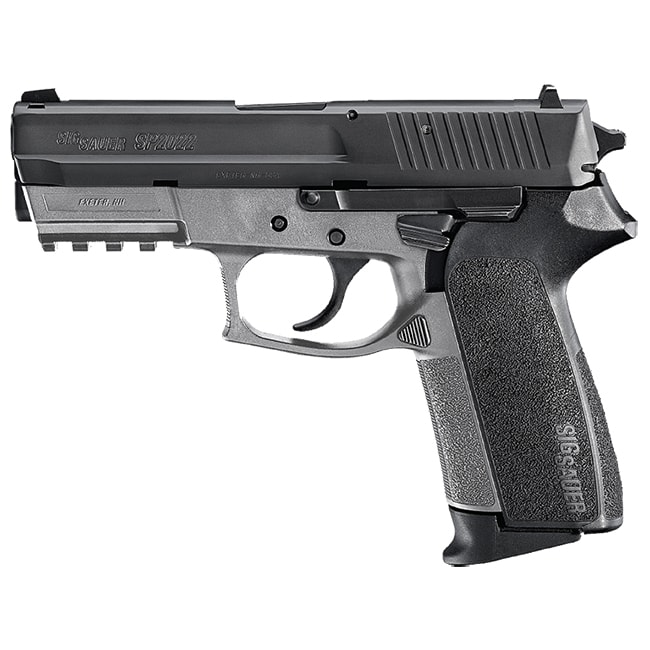 Sig Sauer SP2022 Ghost 9mm 3.9" Nitron DA/SA Polymer Grip Gray (2) 15rd Mag Handgun E2022-9-RT-GST