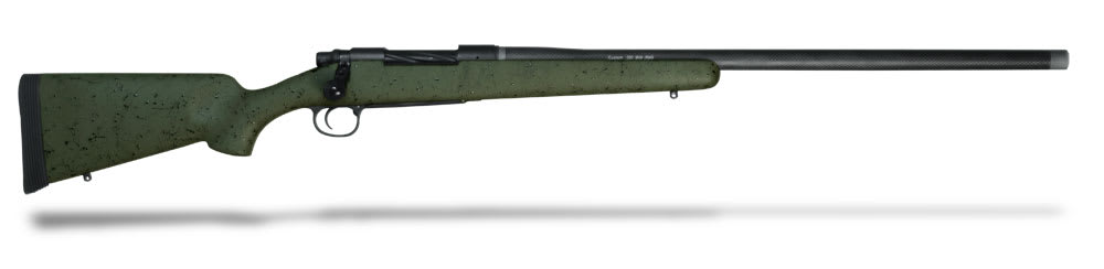 Christensen Arms Carbon One Custom -Rem SS RH - 300 WIN 26in - Brake - Classic Stock Green with Blac