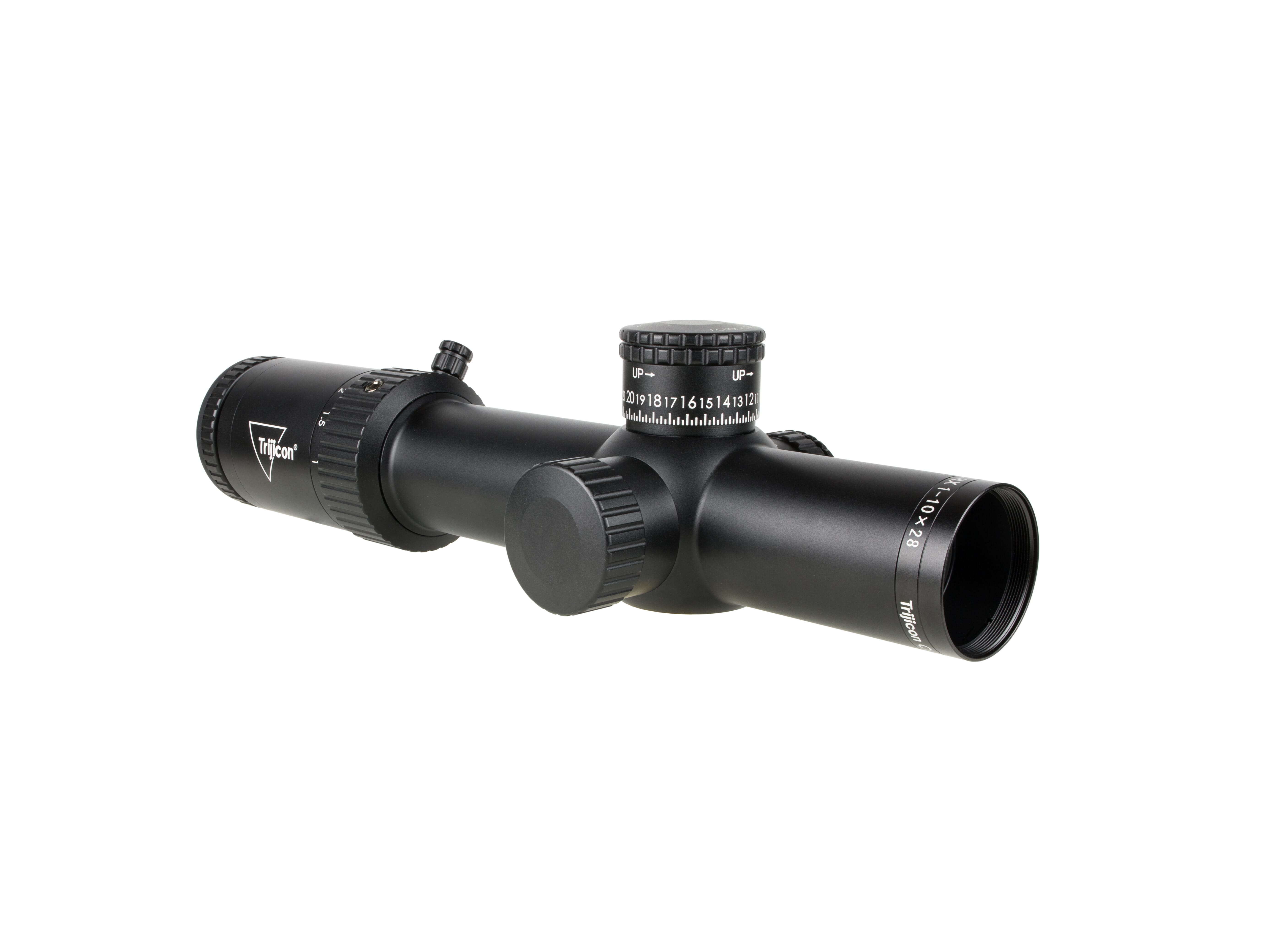Trijicon Credo HX 1-10x28mm FFP Red/Green MOA Segmented Circle 34mm Matte Blk Riflescope w/Exposed Elevation Adjuster & Return to Zero CRHX1028-C-290