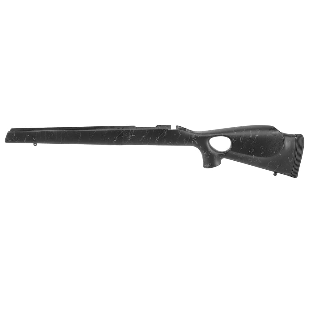 Christensen Arms Aerograde Carbon Fiber SA Black w/Gray Webbing Thumbhole Stock 810-00002-04