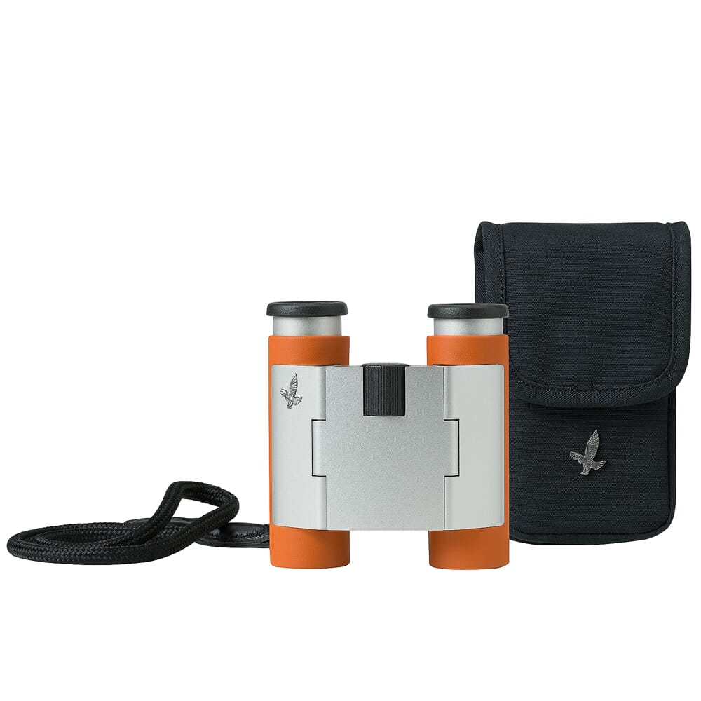 Swarovski CL Curio 7x21 Burnt Orange Compact Binoculars w/Field Bag, Cord Carrying Strap & Compact Eyepiece Cover 46158