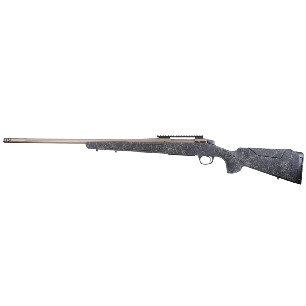 CASCADE LONG RANGE HUNTER - Smoked Bronze | Graphite Black w/ Smoked Bronze Web - 20 MOA Pic Rail - 6.5 PRC - 24" bbl - 5/8x24 CR3959F