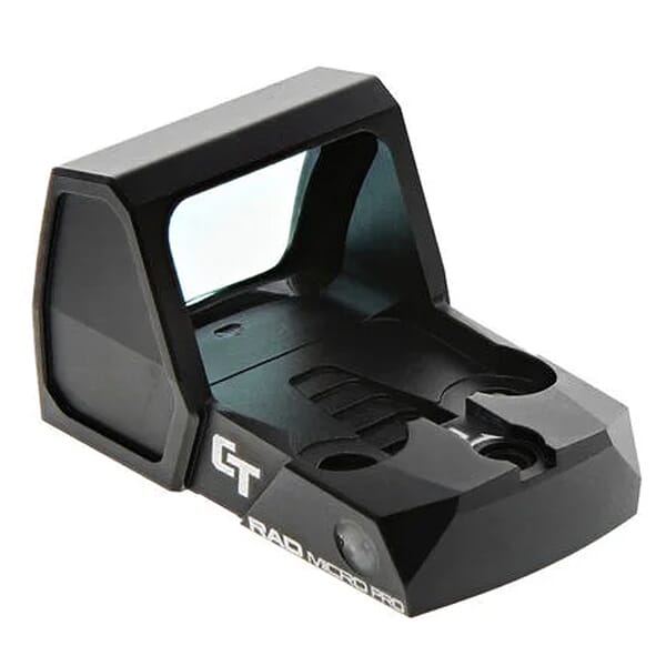 Crimson Trace RAD Micro Pro Red LED Illuminated Reticle Compact Open Reflex Sight 01-01970