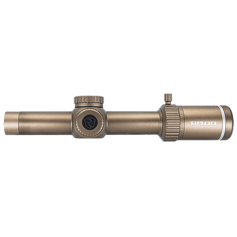 Riton Optics X3 Tactix 1-8x24mm IR FDE Riflescope 3T18ASIB