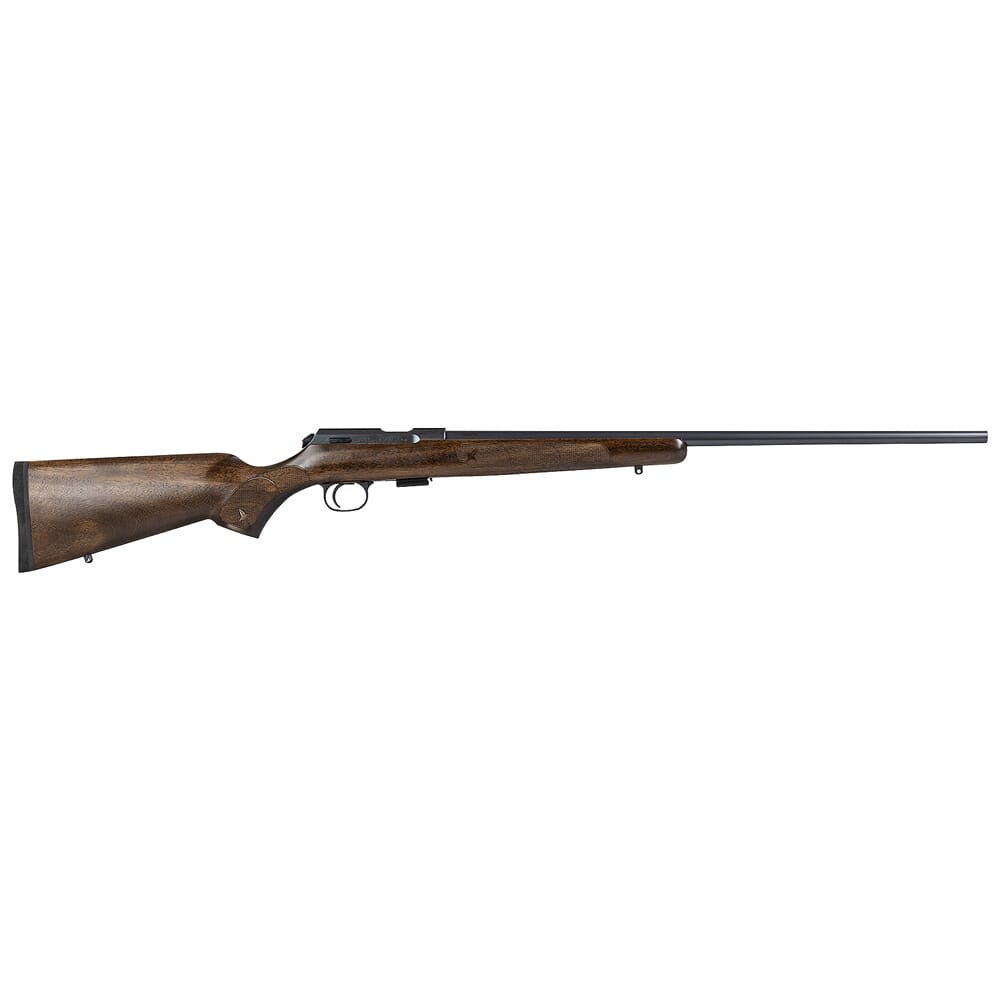 CZ-USA American Left-Hand .22 WMR 24" 1/2x28" Bbl Walnut American-Style 5rd Rimfire Rifle w/11mm Dovetail 02391