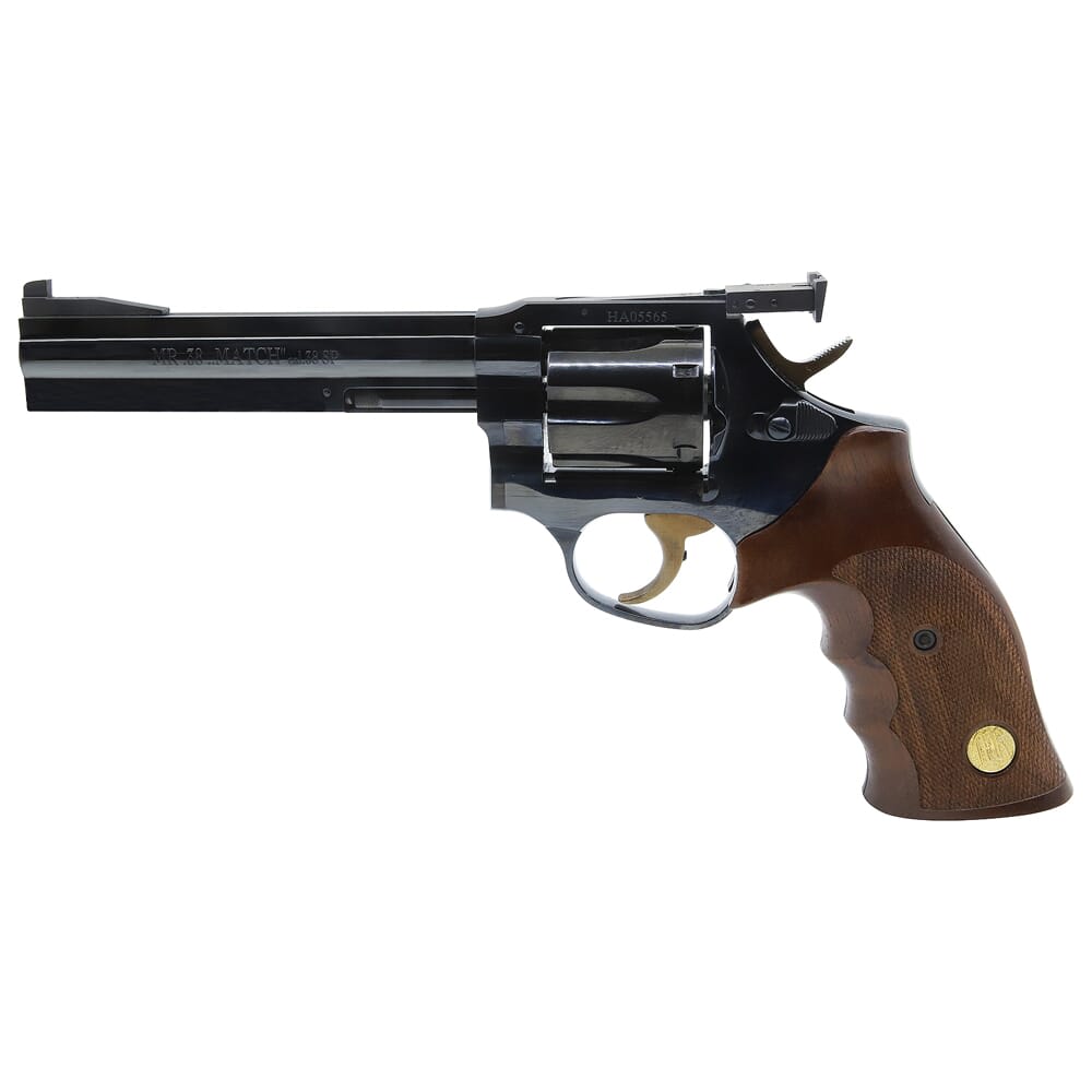 Manurhin MR38 Match Steel .38 Special DA/SA 5.75" Bbl Blued Revolver JRMR9385DA