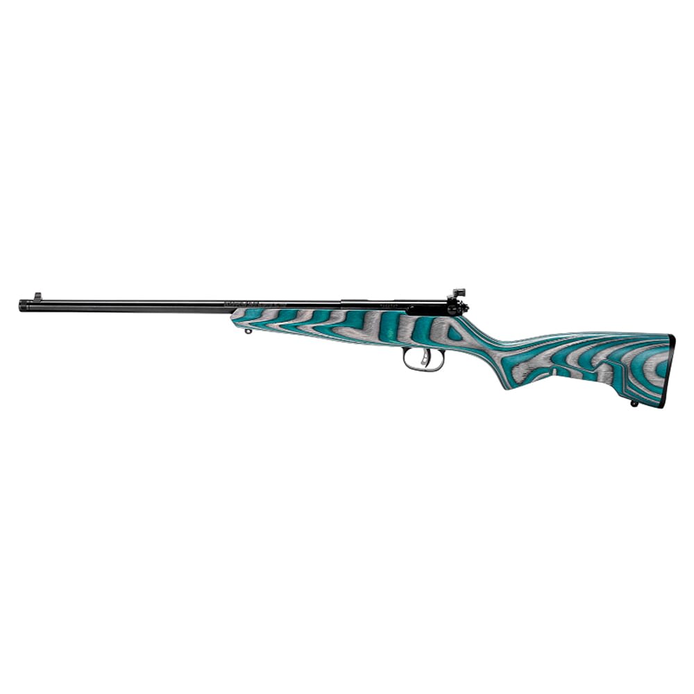 Savage Arms Rascal Minimalist .22 LR 16.13" 1:16" 1/2x28 Bbl Grey/Teal Hybrid BA Single-Shot Rifle w/Boyds Minimalist Laminate Stock 13802