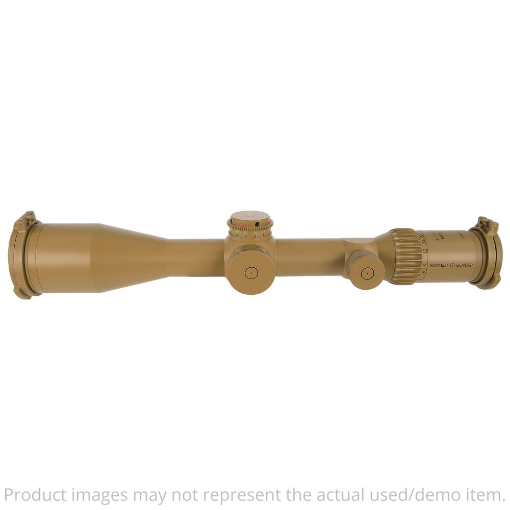 Schmidt Bender USED 3-27x56mm PM II High Power LP TREMOR3 1cm ccw DT27 MTC LT / ST ZC CT RAL8000 Riflescope 669-945-532-G8-E8 w/ Box UA5487