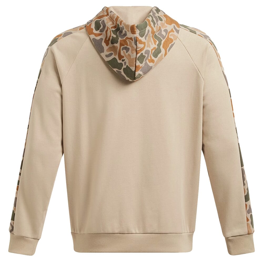 Under Armour Rival Fleece Camo Blocked Hoodie City Khaki/Camel XXL 1388087-299006
