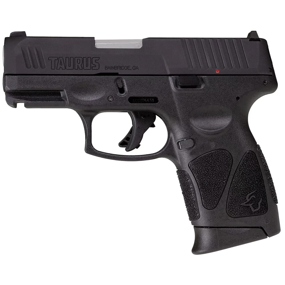 Taurus G3C SR 9mm Bk/Bk3.26" Non-Manual Safety Pistol w/(3)12rd Mags 1-G3CSR9031