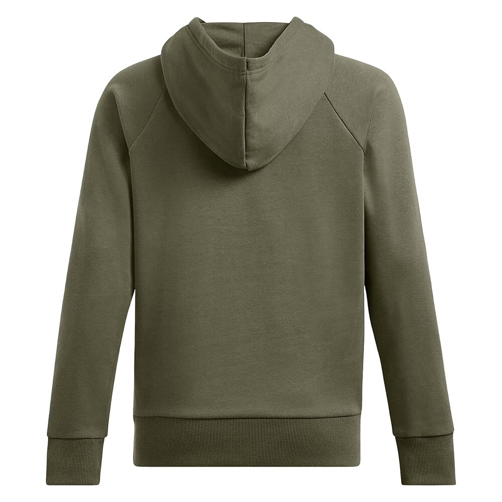 Under Armour Women's Rival Fleece Antler Hoodie Marine OD Green/Black XS 1387574-390005