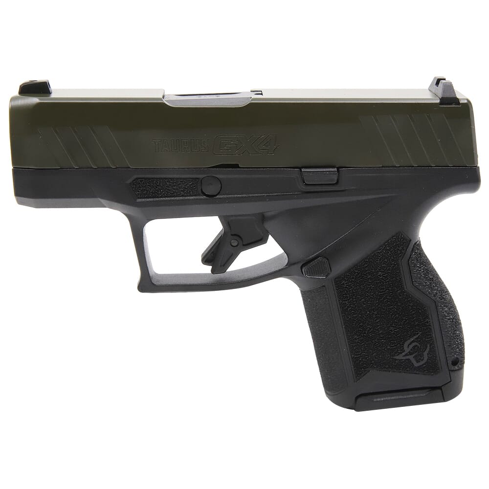 Taurus Taurus GX4 9mm Bk/MS Green 3" Pistol w/(2)11rd Mags 1-GX4M93B
