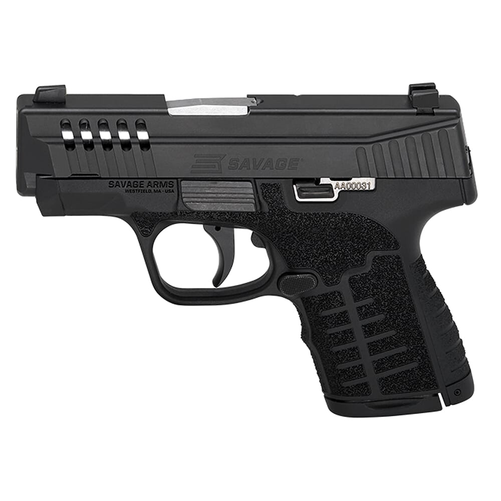Savage Arms Stance MC9 9mm 3.2" 1:10" Bbl Black Semi-Auto Pistol w/TruGlo Night Sights, (1) 7rd & (1) 8rd Mags 67003