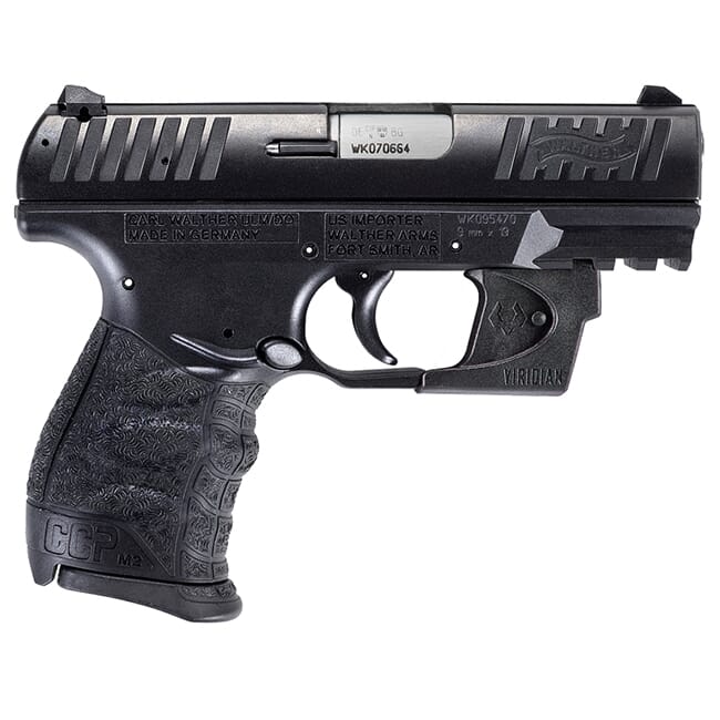 Walther CCP M2 9mm Pistol with Viridian Red Laser and 2 Mags 5080500VRL