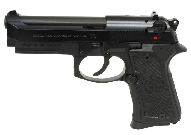 Beretta 9mm 92FS Compact Bruniton w/ Rail Fired Casing J90C9F11FC
