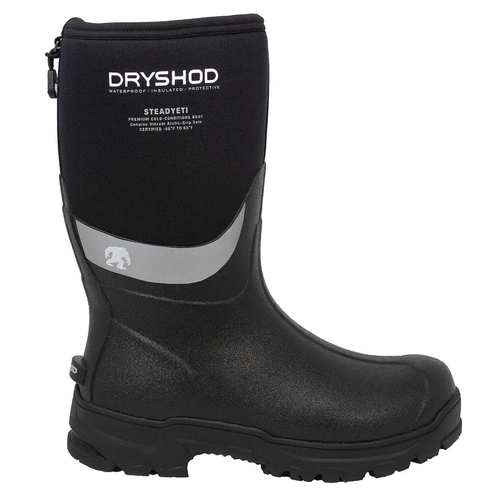 Dryshod Steadyeti Mid Black/Grey Size 14 Boots SYT-MM-BK-M14