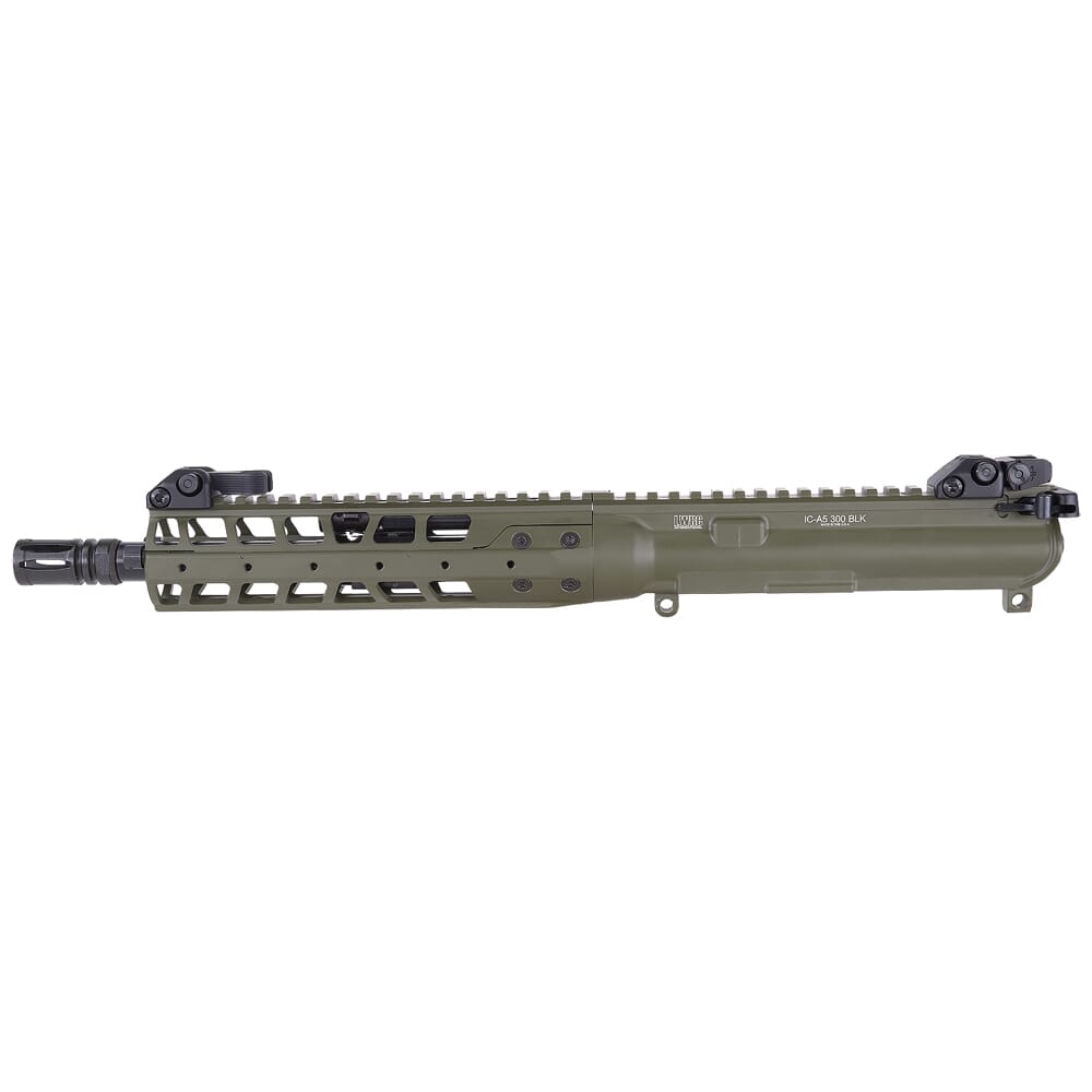 LWRC IC-A5 .300 Blackout 10.5" 1:7" 1/2x28 OD Green Complete Upper Receiver ICA5U3ODG10