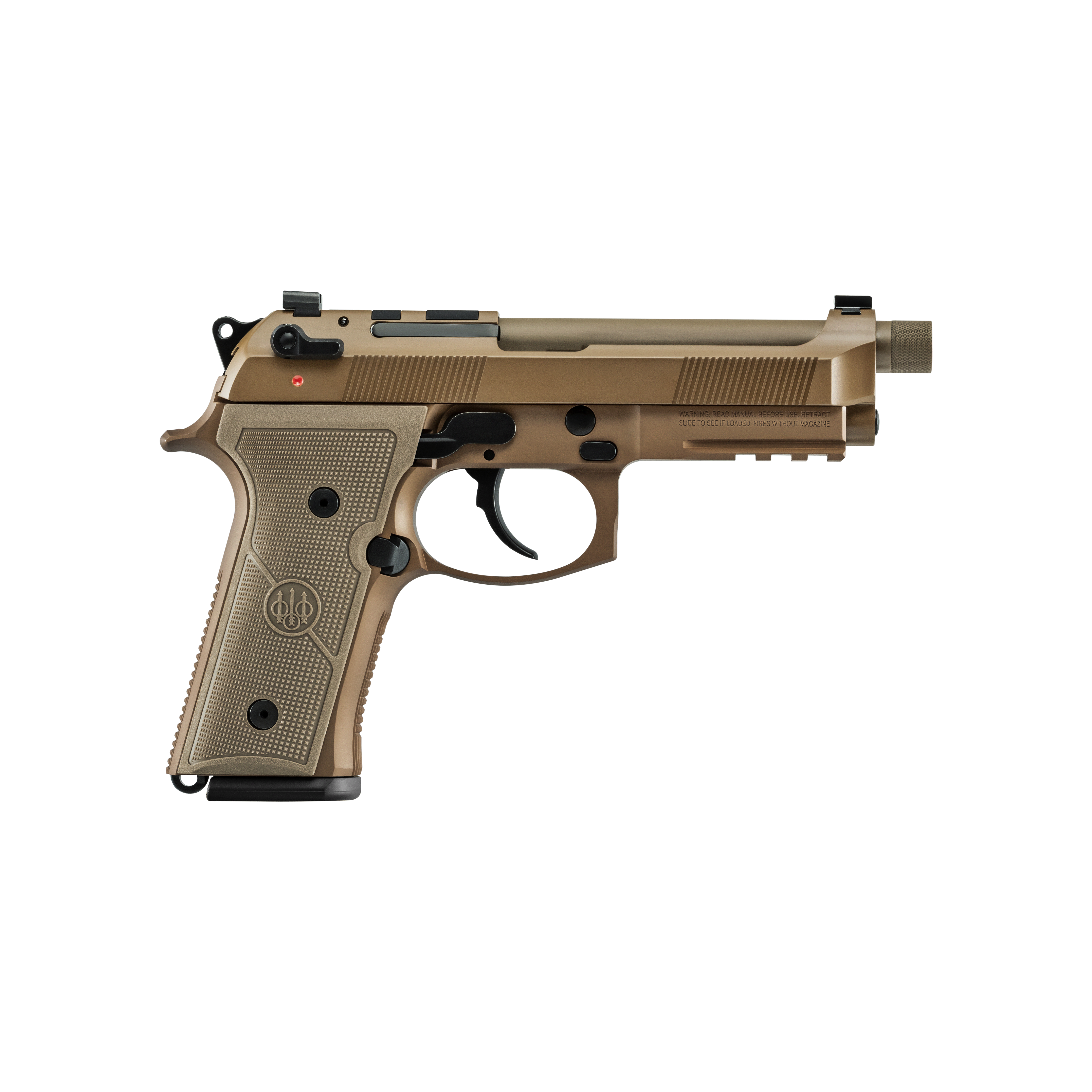 Beretta M9A4 Centurion 9mm 4.8" Bbl SA/DA Pistol w/(3)18rd Mags JS92QM9A4GM-img-4