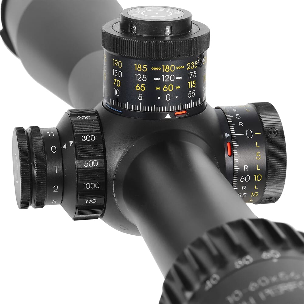 Schmidt Bender 10-60x56mm CM II High Performance US LPI M1FL 1/2cm ccw MT II MTC LT / DT II+ ZC LT Riflescope 160-911-60F-P4-H5