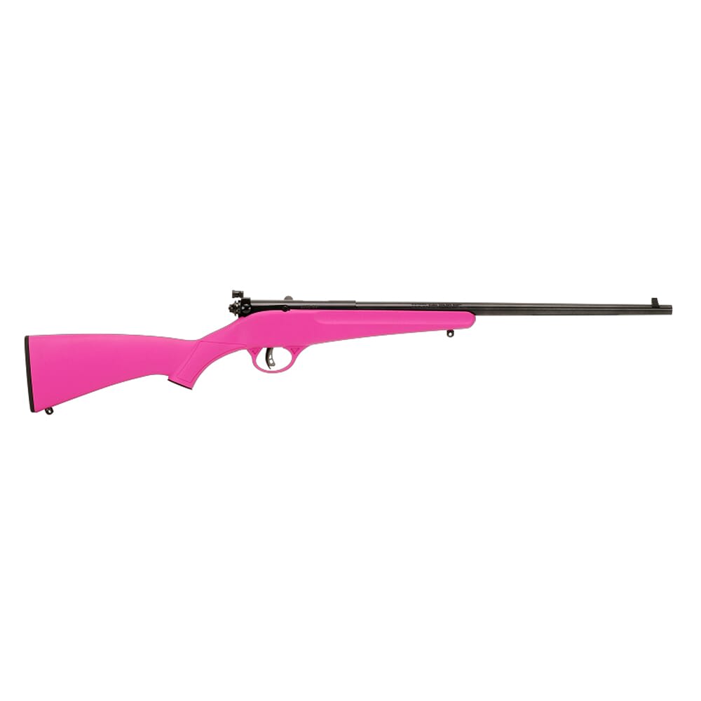 Savage Arms Rascal LH .22 LR 16.125" 1:16" Bbl Pink Left Hand BA Single-Shot Rifle 13844