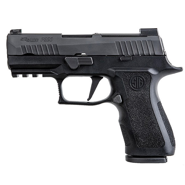 Sig Sauer P320, 9mm, 3.6in, X-Series, Blk, Striker, X-Ray 3 W/Ns Plate, Mod Poly X Grip, (2) 15rd Steel Mag, Rail Pistol 320XC-9-BXR3