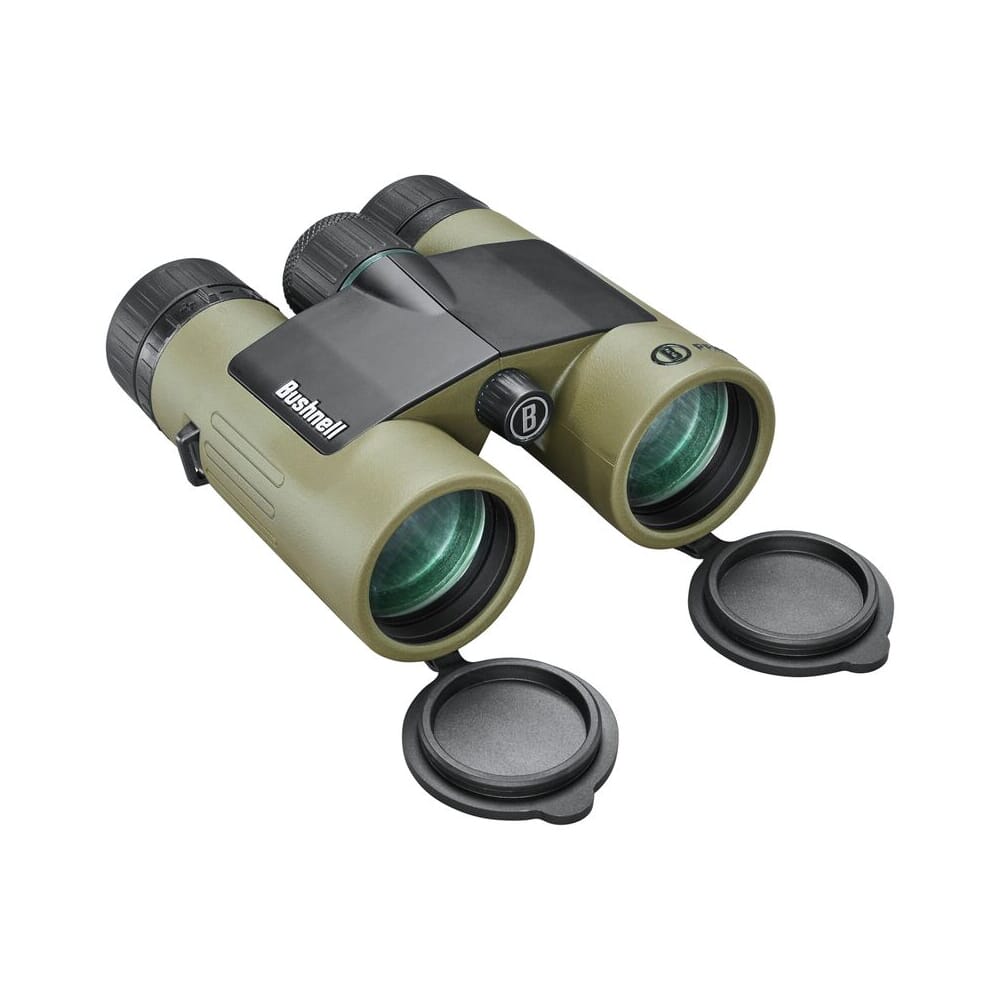 Bushnell Prime 10x42 Slate Green Roof FMC WP/FP Binoculars w/Vault Bino Pack BP1042VTC