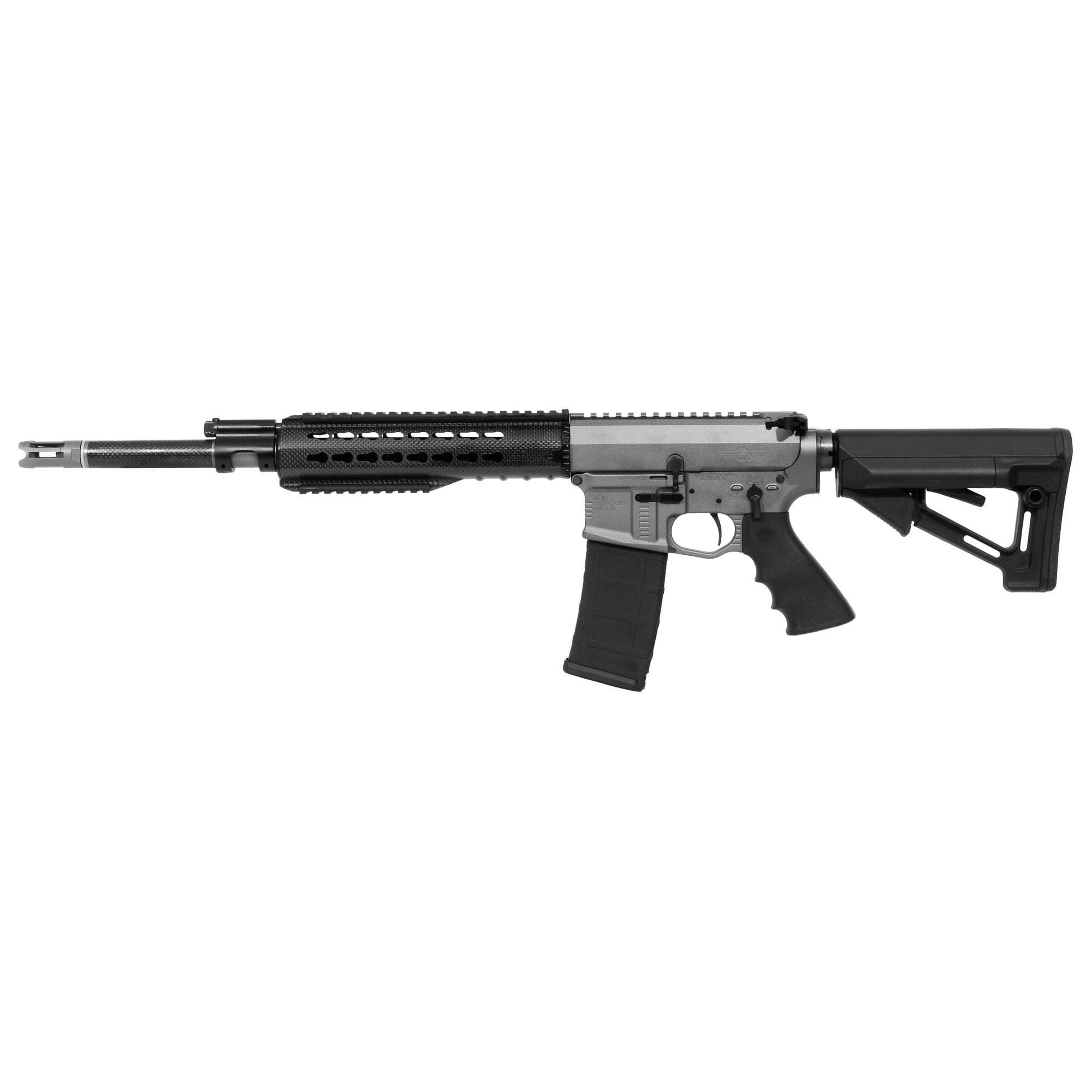 Christensen Arms Carbon Fiber-Wrapped 223 Wylde 16" 1/8, Mid Piston, Keymod Handguard, Tungsten , CTR Magpul Stock, Ti Flash Hider CA10153-1255254 CA10153-1255254