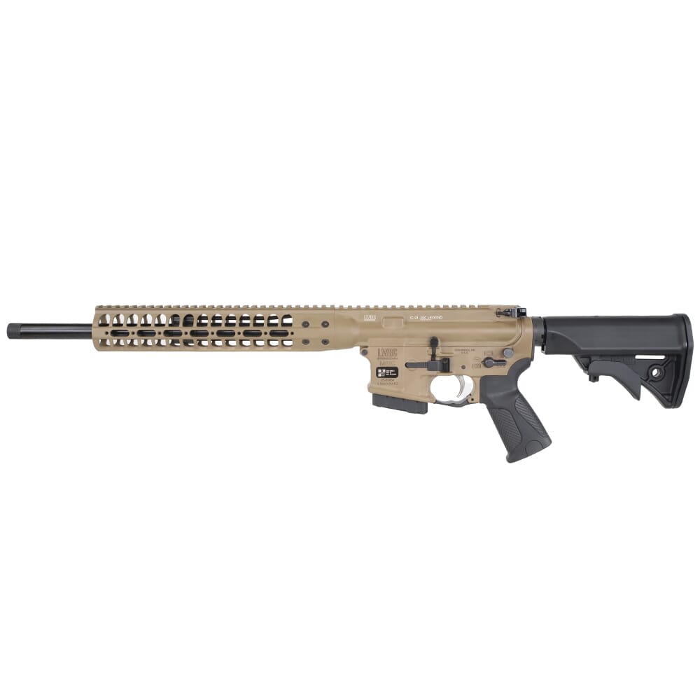 LWRC ICDI Direct Impingement .350 Legend 16" 1:16" .562x24 Bbl FDE CA Compliant Rifle ICDIR35CK16LCAC