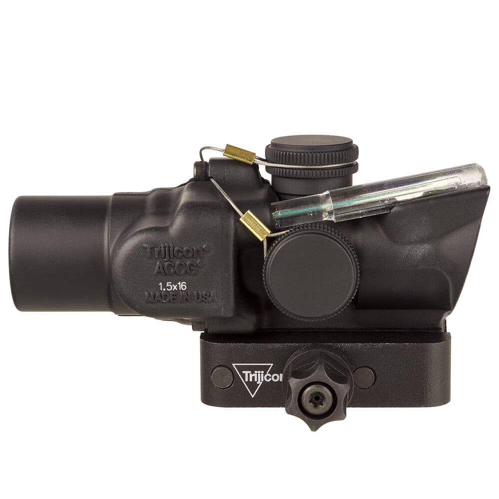 Trijicon ACOG 1.5x16S Low Height Dual Illum Green Ring/2 MOA Center Dot Riflescope w/Q-LOC Mount TA44-C-400333