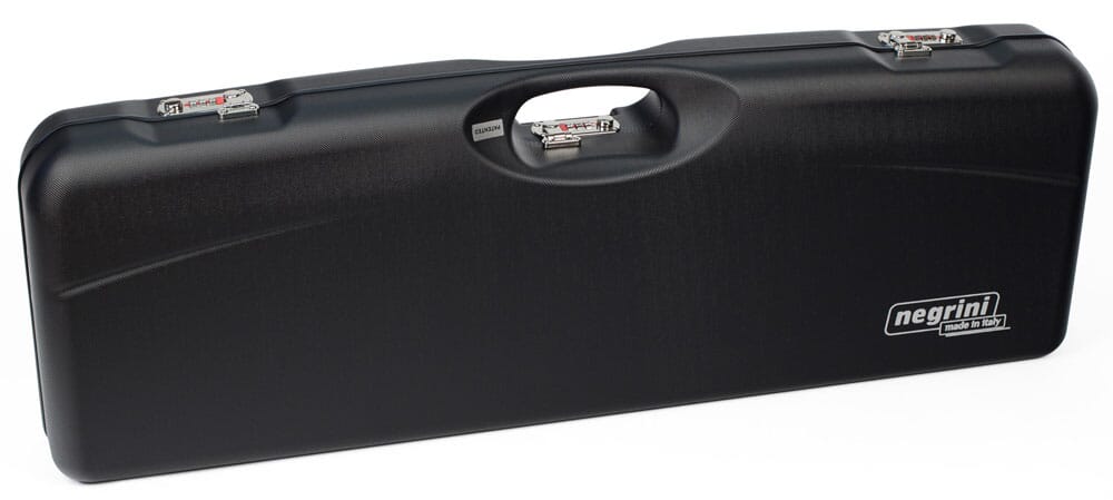 Negrini One Gun Skeet High Rib with Forend Off Black Bordeaux Interior 1659LR-TS/5160