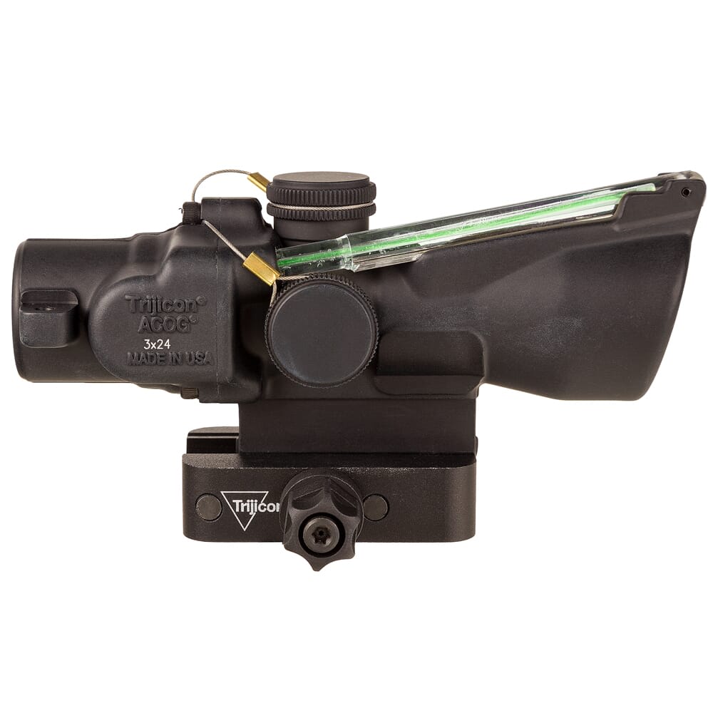 Trijicon ACOG 3x24 XB Dual Illum Green Chevron 300-340 fps Bolt Drop Crossbow Scopew/Q-LOC Mount TA50-C-400391