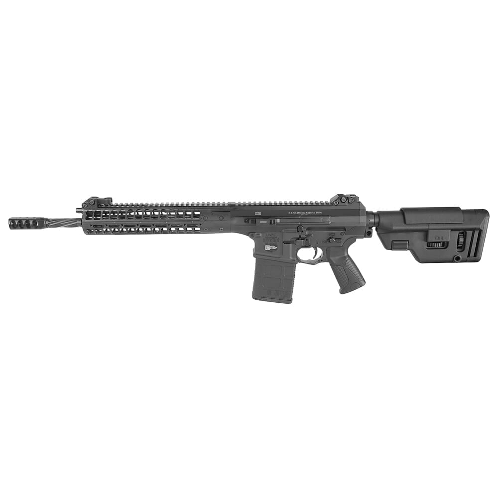 LWRC REPR MKII 7.62x51 16" Spiral Fluted Bbl Elite Side Charge Blk Rifle REPRMKIIR7BF16SC
